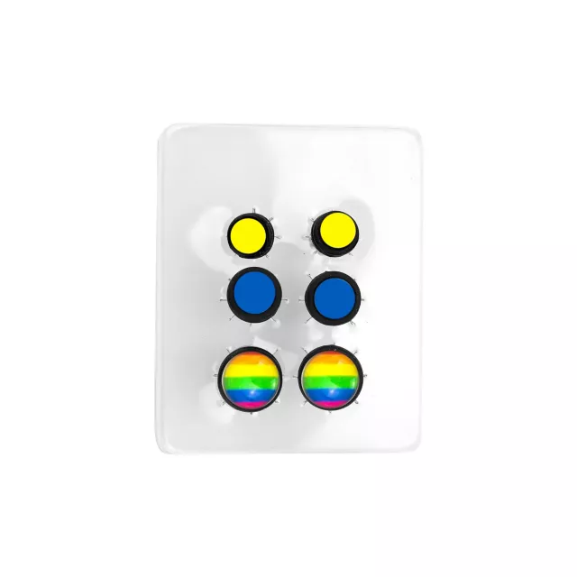 Multi-Pack Pride Rainbow Plugs