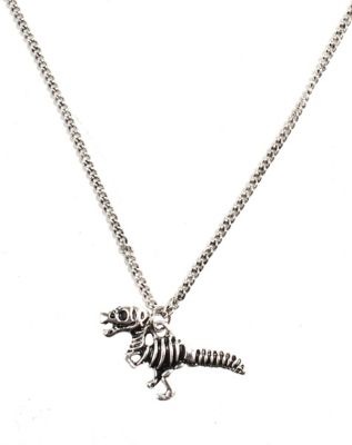 Skeleton Dinosaur Necklace - Spencer's