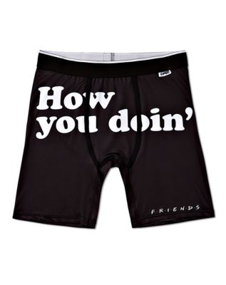 How You Doin' Boxer Shorts - Friends - Size ADULT LARGE - by Spencer's