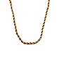 Goldtone Rope Chain Necklace