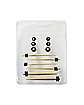 Multi-Pack Goldplated Tapers and Plugs - 6 Pair
