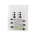 Multi-Pack Rainbow Taper and Plug Set - 6 Pair at Spencer's
