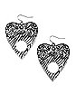 Silver Planchette Dangle Earrings
