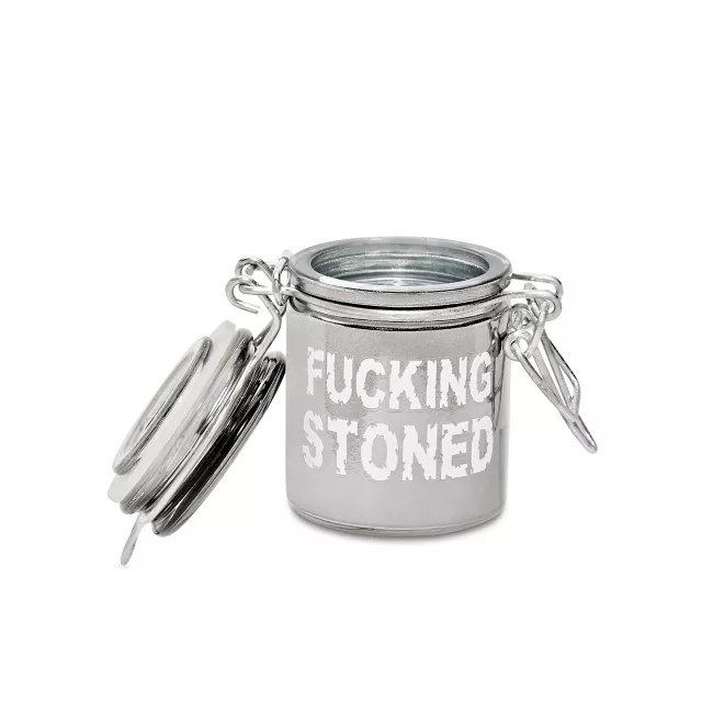 Fucking Stoned Storage Jar - 1.5 oz. at Spencer's