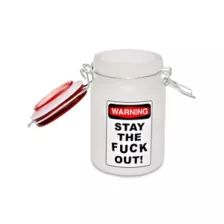 Stay The Fuck Out Stash Jar - 8 oz. at Spencer's