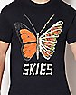 Lil Skies Butterfly Ribs T Shirt