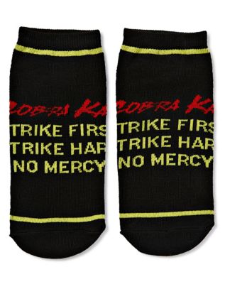 Cobra Kai No Show Socks