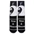 Now and Forever Jack and Sally Crew Socks - The Nightmare Before Christmas at Spencer's