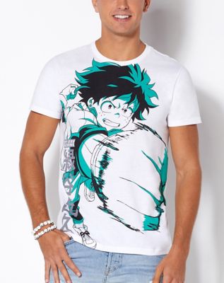 deku white t shirt