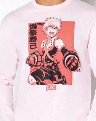 Kacchan Long Sleeve T Shirt - My Hero Academia