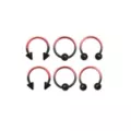 Multi-Pack Ombre Horseshoe Rings and Captive Rings - 3 Pair at Spencer's