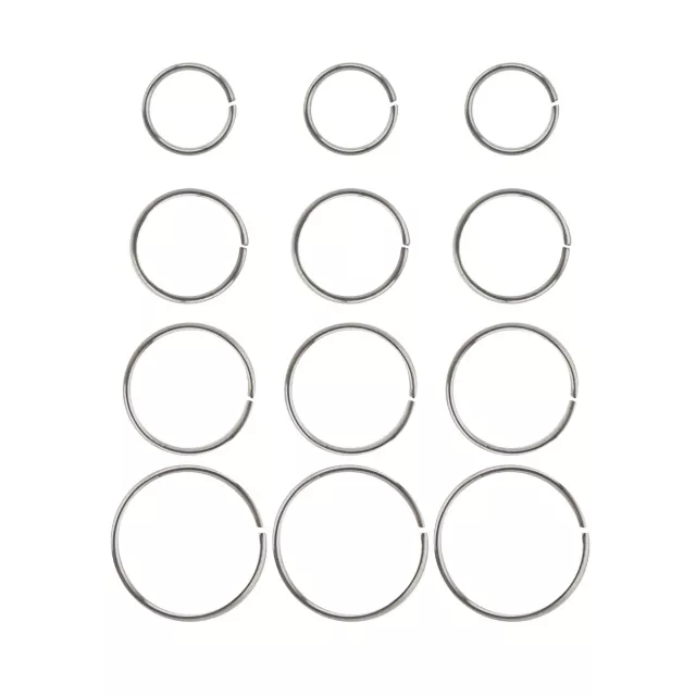 Multi-Pack Hoop Nose Rings - 12 Pack at Spencer's