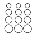 Multi-Pack Black Hoop Nose Rings 12 Pack - 20 Gauge at Spencer's