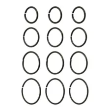Multi-Pack Black Hoop Nose Rings 12 Pack - 20 Gauge at Spencer's