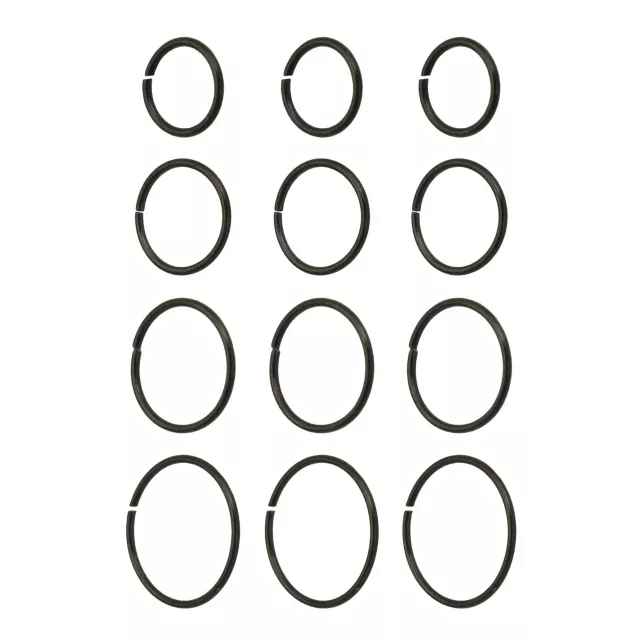 Multi-Pack Black Hoop Nose Rings 12 Pack - 20 Gauge at Spencer's