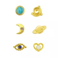 Celestial Nose Bone Studs - 6 Pack at Spencer's