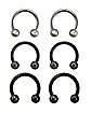Horseshoe Rings - 6 Pack