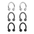 Horseshoe Rings - 6 Pack at Spencer's