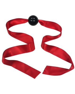 Red Satin Ball Gag