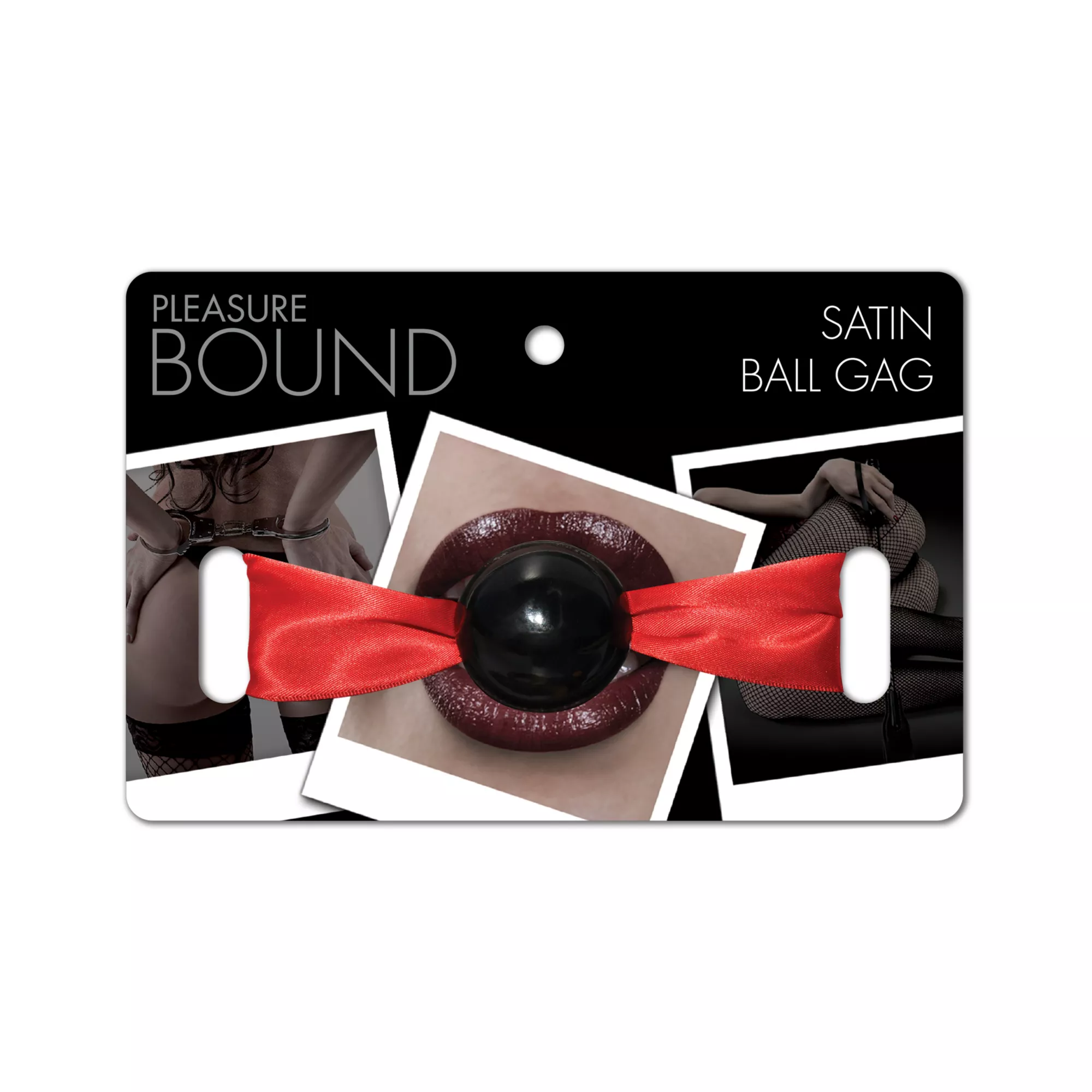 Red Satin Ball Gag - Pleasure Bound at Spencer's