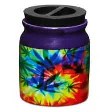 Leaf Tie Dye Storage Jar at Spencer's
