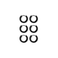 Black Huggie Hoop Earrings - 3 Pair at Spencer's