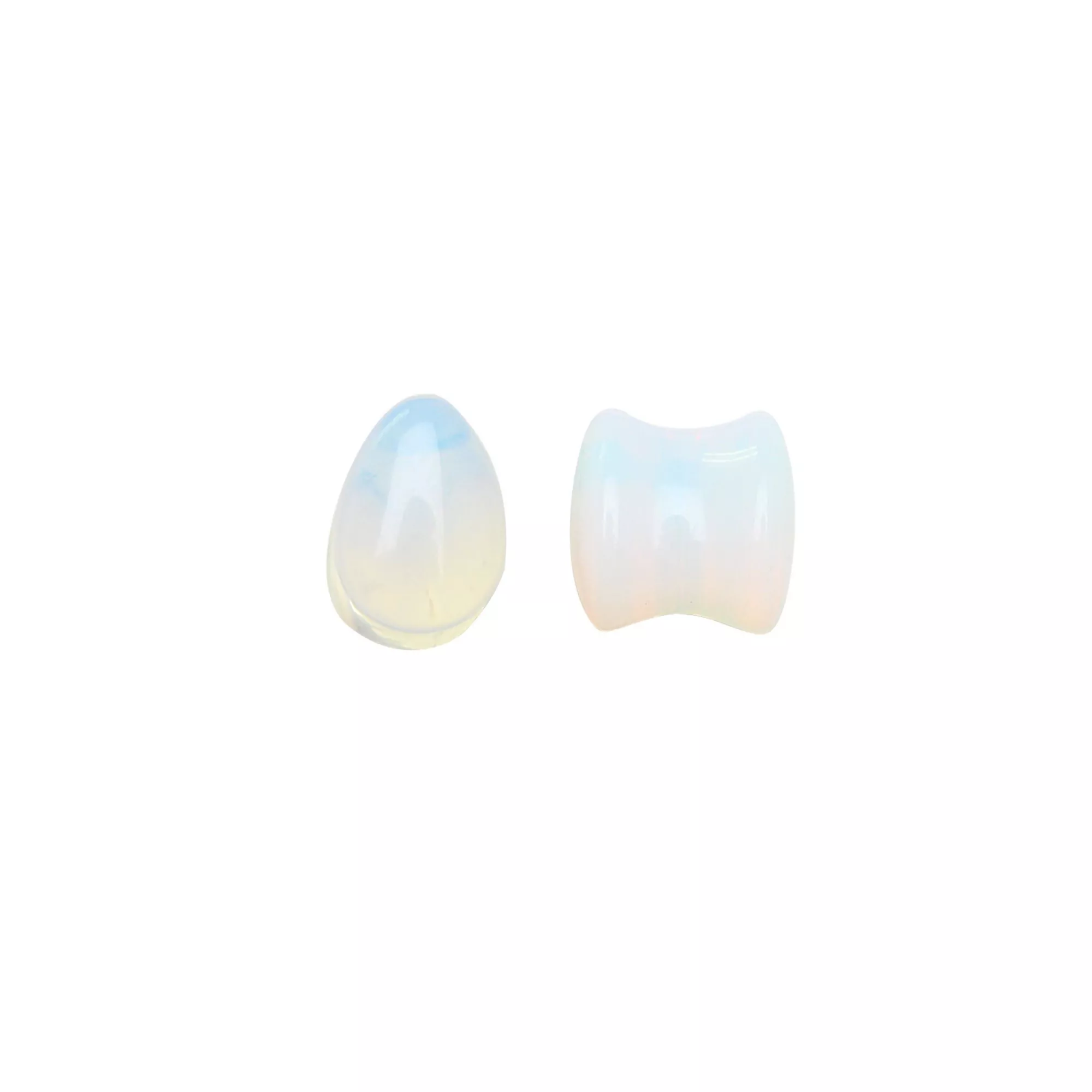 Opalite Teardrop Stone Plugs at Spencer's