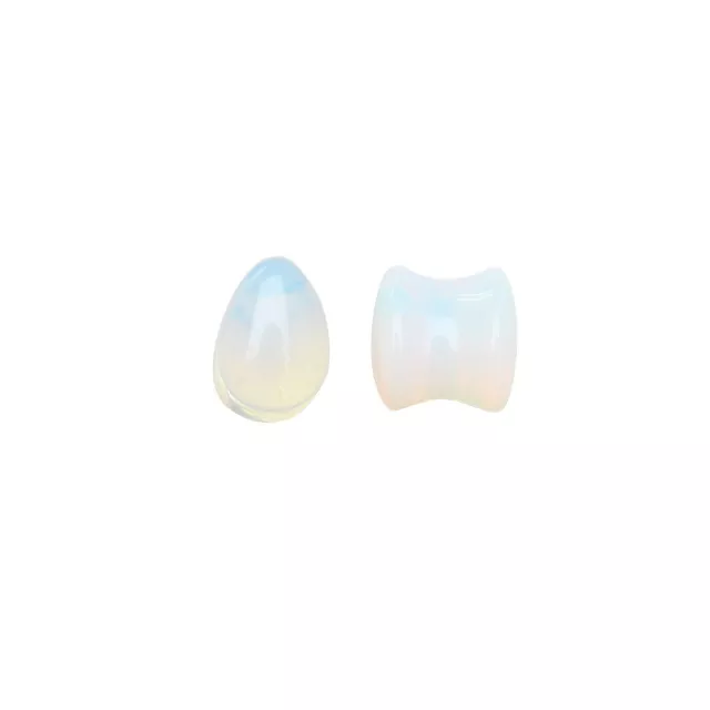 Opalite Teardrop Stone Plugs at Spencer's