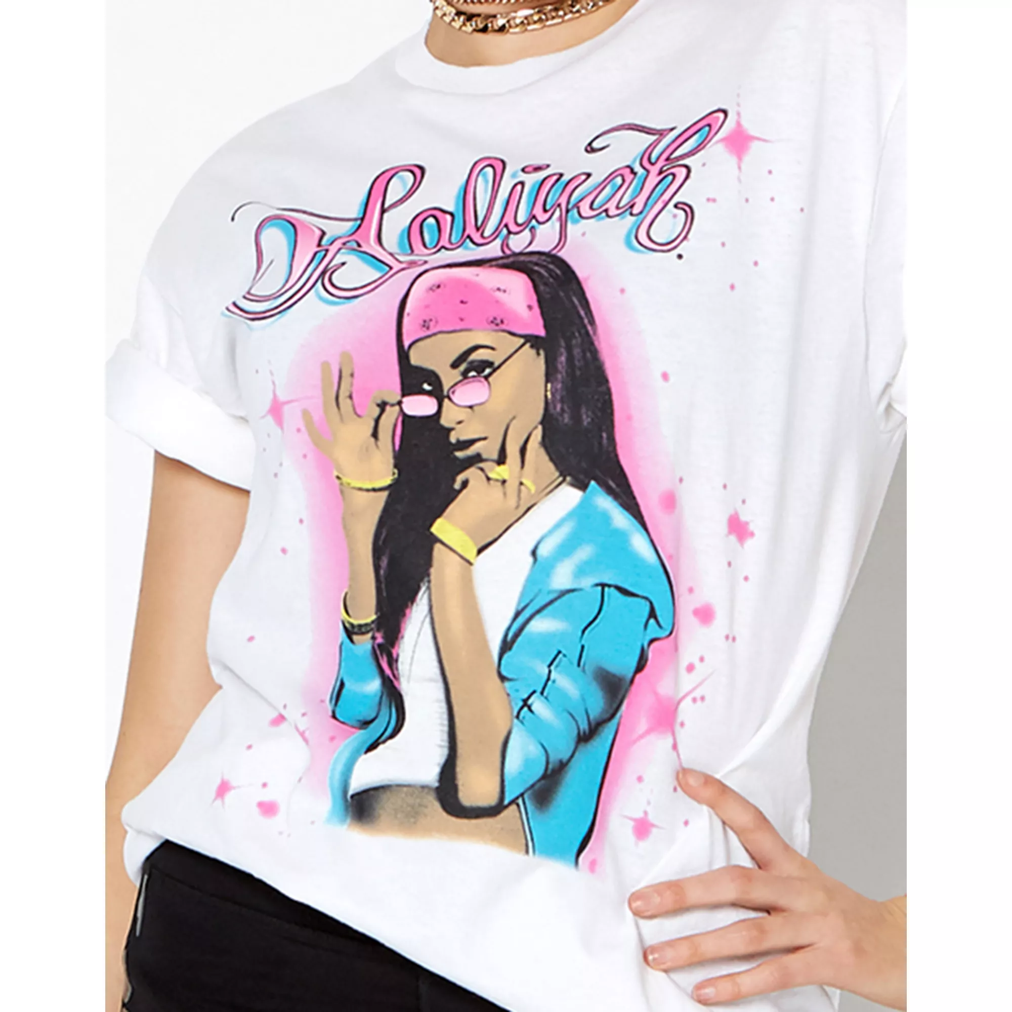 Aaliyah T Shirt at Spencer's