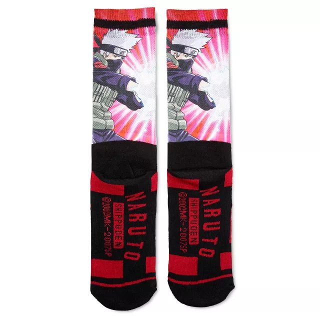 07 Kakashi Crew Socks - Naruto at Spencer's