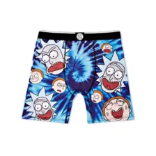 Rick and Morty Tie Dye Boxers Briefs at Spencer's