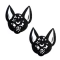 Glitter Black Cat Nipple Pasties at Spencer's