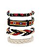 Multi-Pack Threaded Rope Bracelets - 4 Pack
