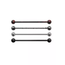 Multi-Pack Splatter Industrial Barbells 4 Pack - 14 Gauge at Spencer's
