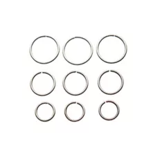 Multi-Pack Split Rings 9 Pack - 20 Gauge at Spencer's