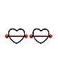 Red Heart Nipple Shields - 14 Gauge