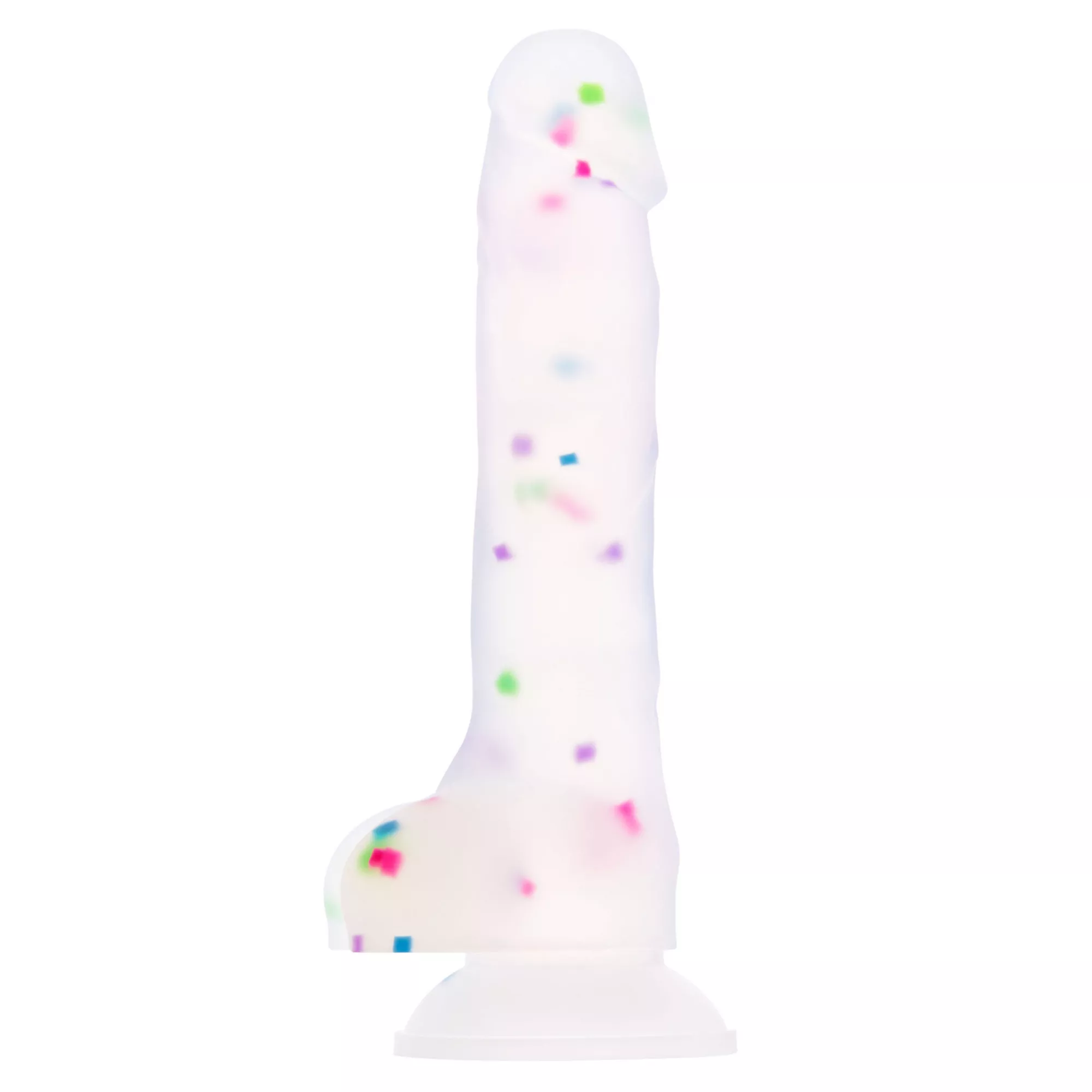 Party Hard Suction Cup Confetti Dildo - Hott Love Extreme at Spencer's