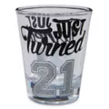 Just Turned 21 Shot Glass - 1.5 oz. at Spencer's