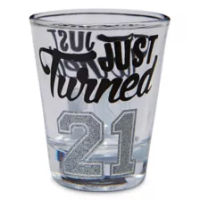 Just Turned 21 Shot Glass - 1.5 oz. at Spencer's