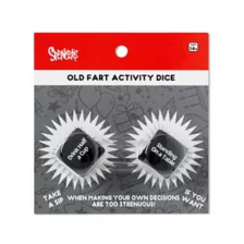 Old Fart Activity Dice at Spencer's