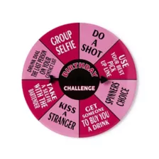 Birthday Babe Spinner Button at Spencer's
