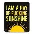 Ray of Fucking Sunshine Fleece Blanket at Spencer's