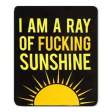 Ray of Fucking Sunshine Fleece Blanket at Spencer's