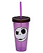 Color Changing Jack Skellington Cup With Straw 24 oz. - The Nightmare Before Christmas