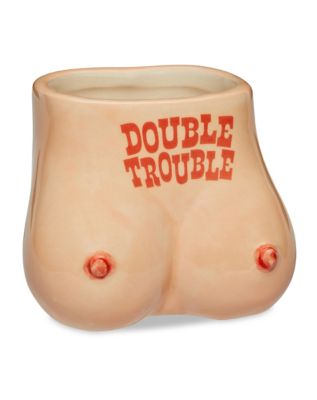 Double Trouble Boobies Shot Glass - 2 oz.