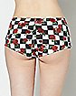 Checkered Rose Shorts