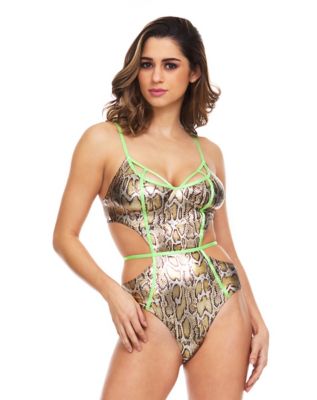 Snakeskin Bodysuit — D-LUX