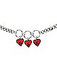 Heart 666 Chain Necklace