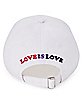 Love is Love Heart Dad Hat