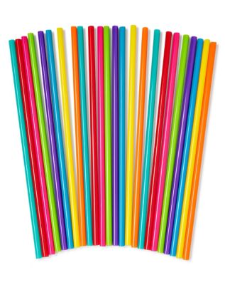 Reusable Colored Straws - 24 Pack - Spencer's